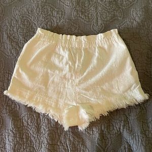 Urban Outfitters White Cotton Shorts - Medium